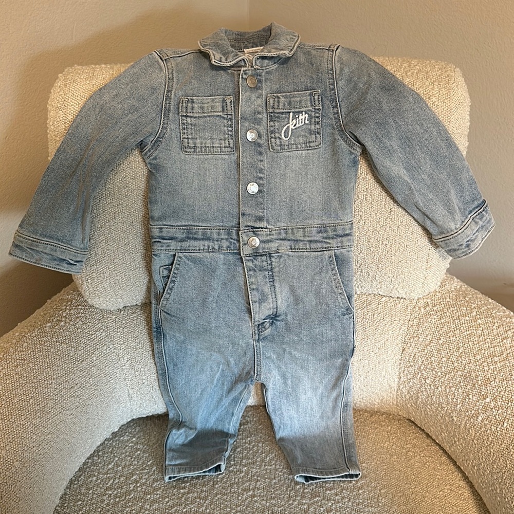 KITH denim coverall